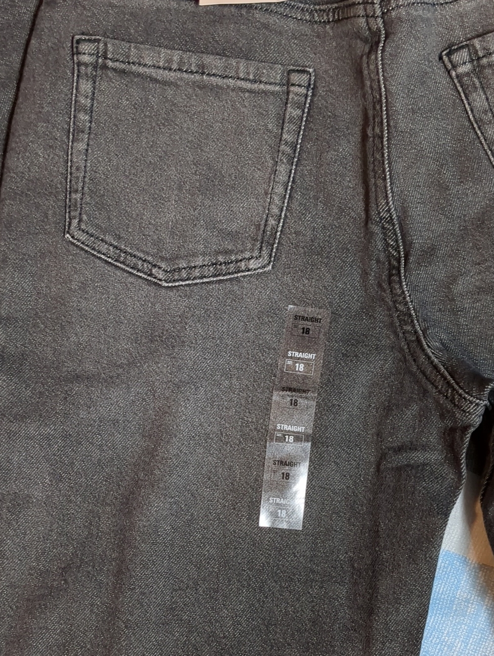 SO Girl's Black Straight Jeans with Stud Accents - Picture 4 of 16